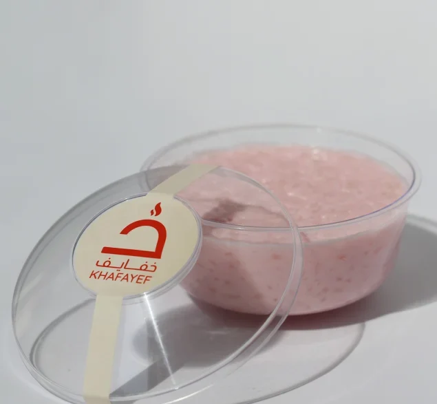 أرز بالحليب والورد